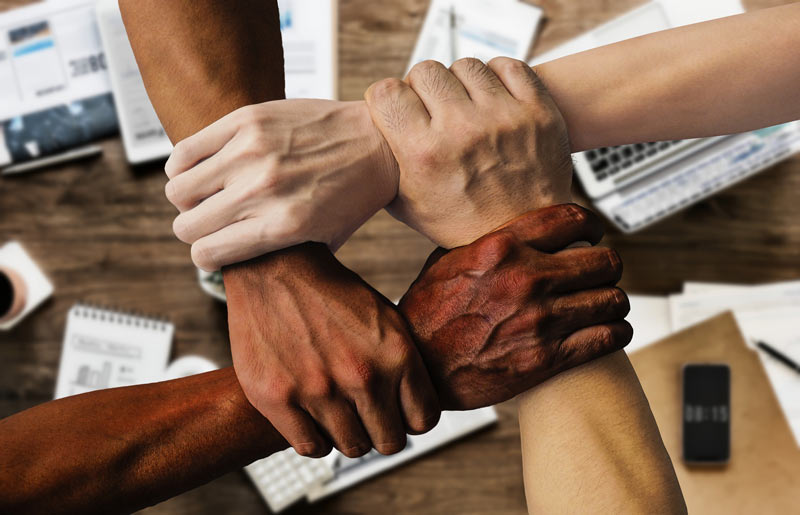 Hand am arm Strategie